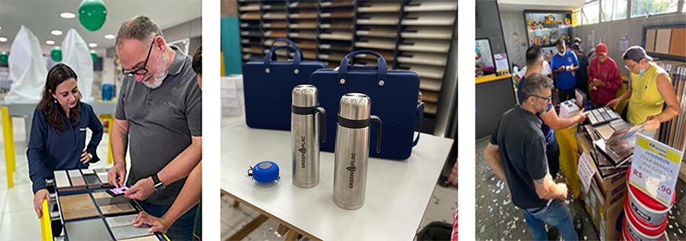 CAFÉ COM GREENPLAC E GREEN HAPPY HOUR